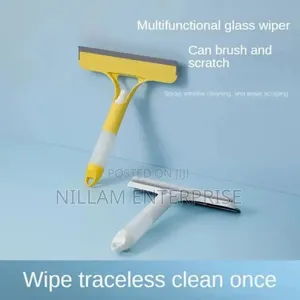 3-in-1 Car Spray Glass Double Sided Wiper