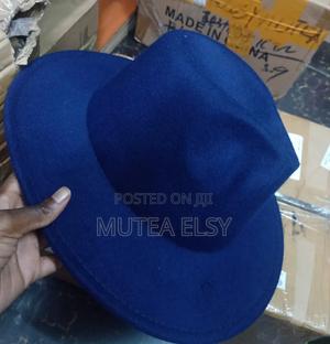 Royalblue Royalnavyblue Fedora Hats - thumbnail 2