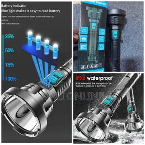 High Power LED Flashlight Rechargeable Tactical Torch