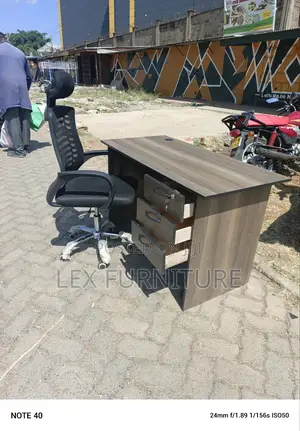 Adjustable Headrest Plus Office Desk