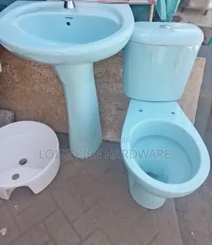 Coloured Blue Toilet Available