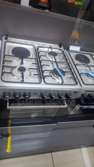 BJS 3G+1E 60x60cm Standing Cooker Stainless With Turbo Fan