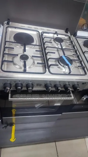 BJS 3G+1E 60x60cm Standing Cooker Stainless With Turbo Fan