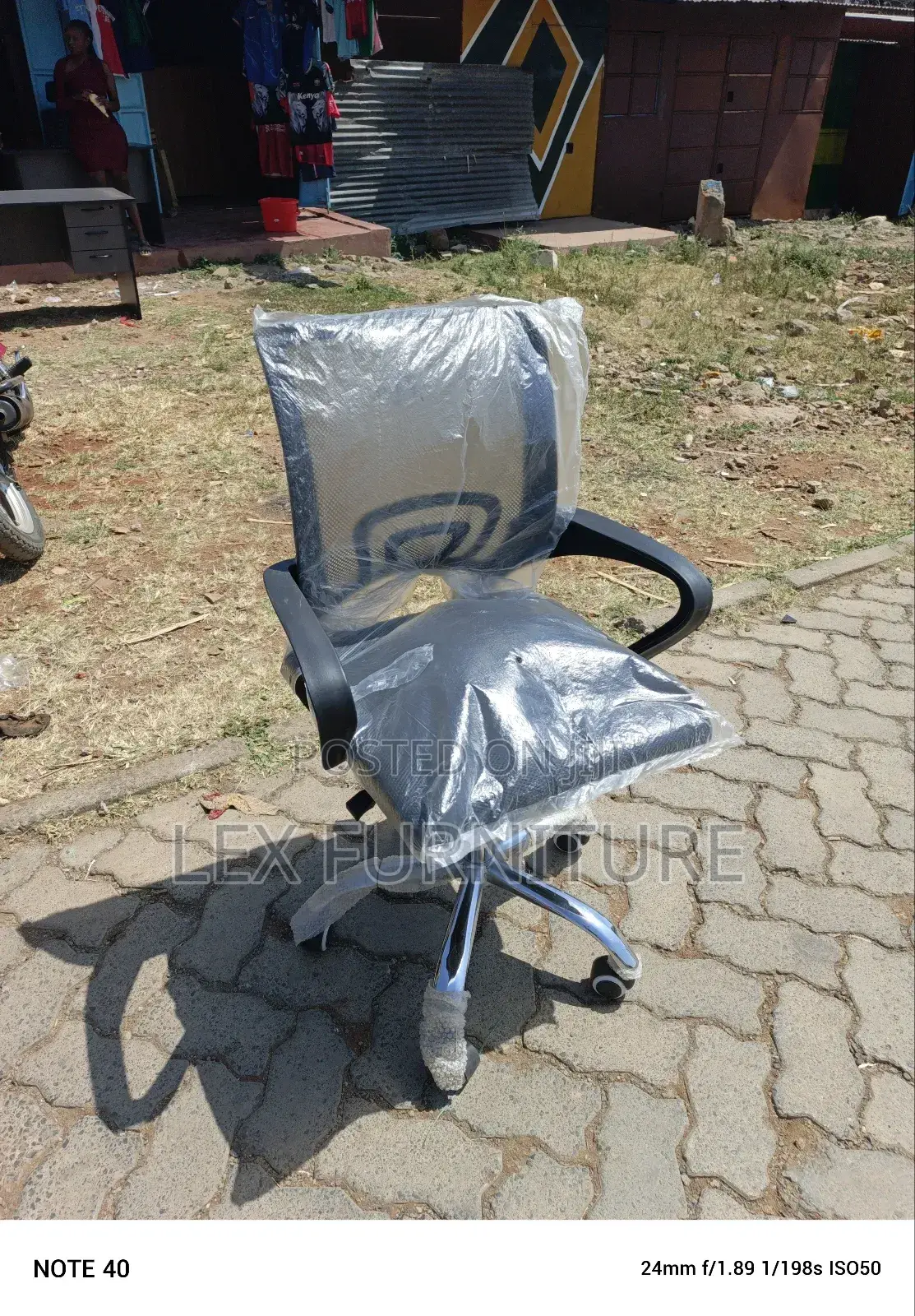 Black Back Office Chair