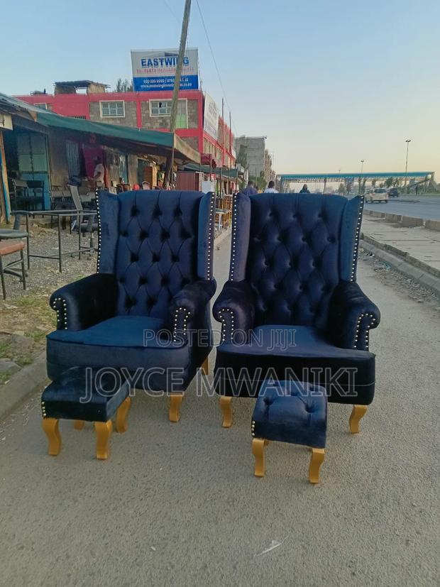 Pedicure Seats And Stools Velvet Black - thumbnail 2