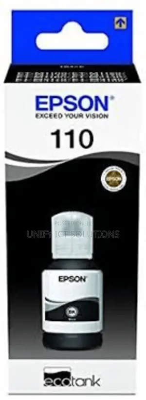 EPSON 110 Ecotank Pigment Black Ink Bottle - 120ml