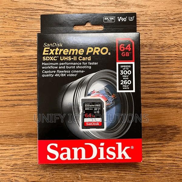 Sandisk 64gb Extreme Pro (200mb/S) Uhs-I SDXC Memory Card