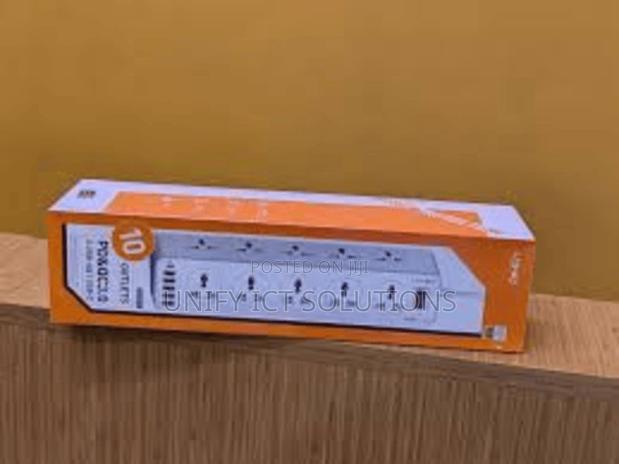10 Ways Power Socket and 6 USB Port 10 Outlet Extension - main view