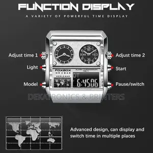 Foxbox Dual Display Watch