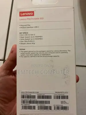 Lenovo Ps8 Portable External SSD 2tb^°External SSD 2tb Ps8