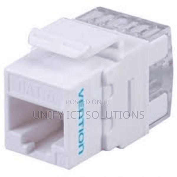 Vention Cat 6 Utp Toolless Keystone Jack White Pc Type