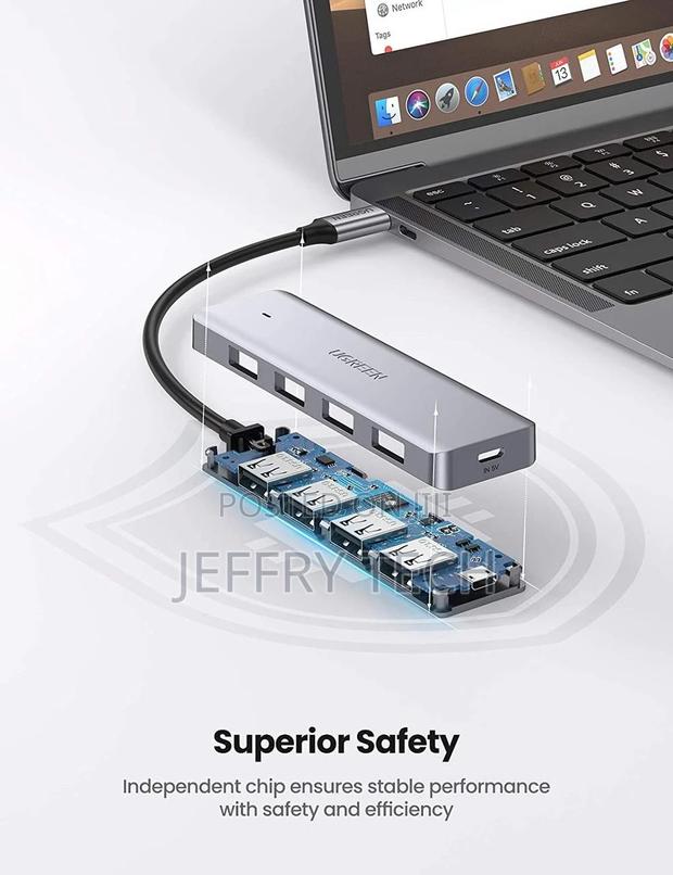 UGREEN USB Hub 3.0, Ultra Slim 4 Port USB 3 Hub With 5gbps - thumbnail 2