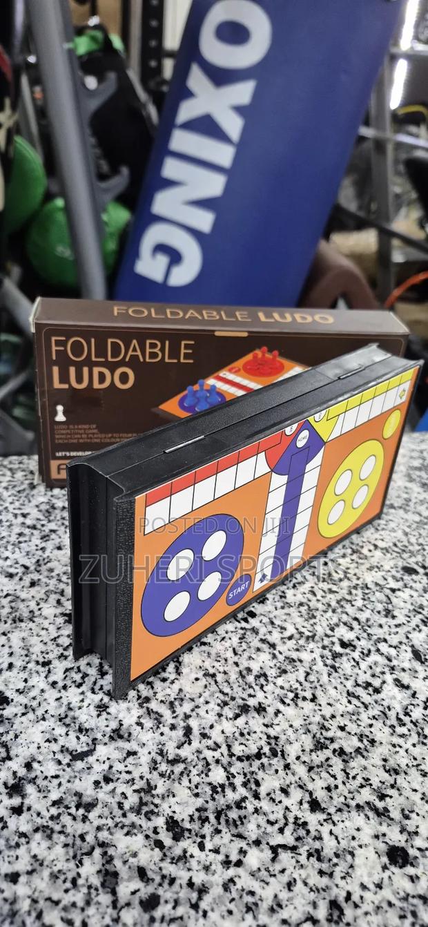 Foldable Ludo Game; Portable and Easy to Store - main view
