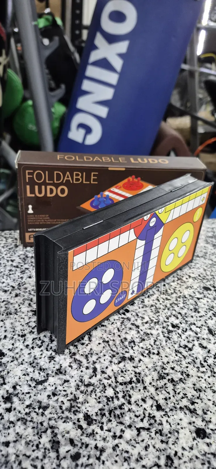 Foldable Ludo Game; Portable and Easy to Store