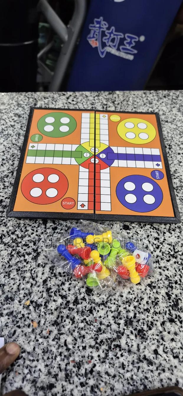 Foldable Ludo Game; Portable and Easy to Store - thumbnail 2