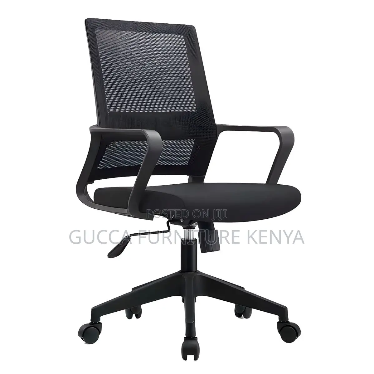 Office Chairs: Modern Mid-Back Captain Mesh Task Chair