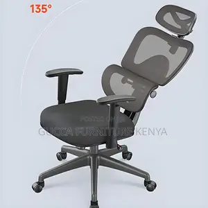 Office Chairs: Orthopedic Functional Black Mesh Task Chair
