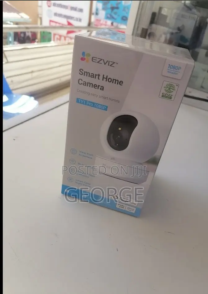 Ezviz Ty1 Smart Wi-Fi Pan Tilt 1080p Camera< Wireless