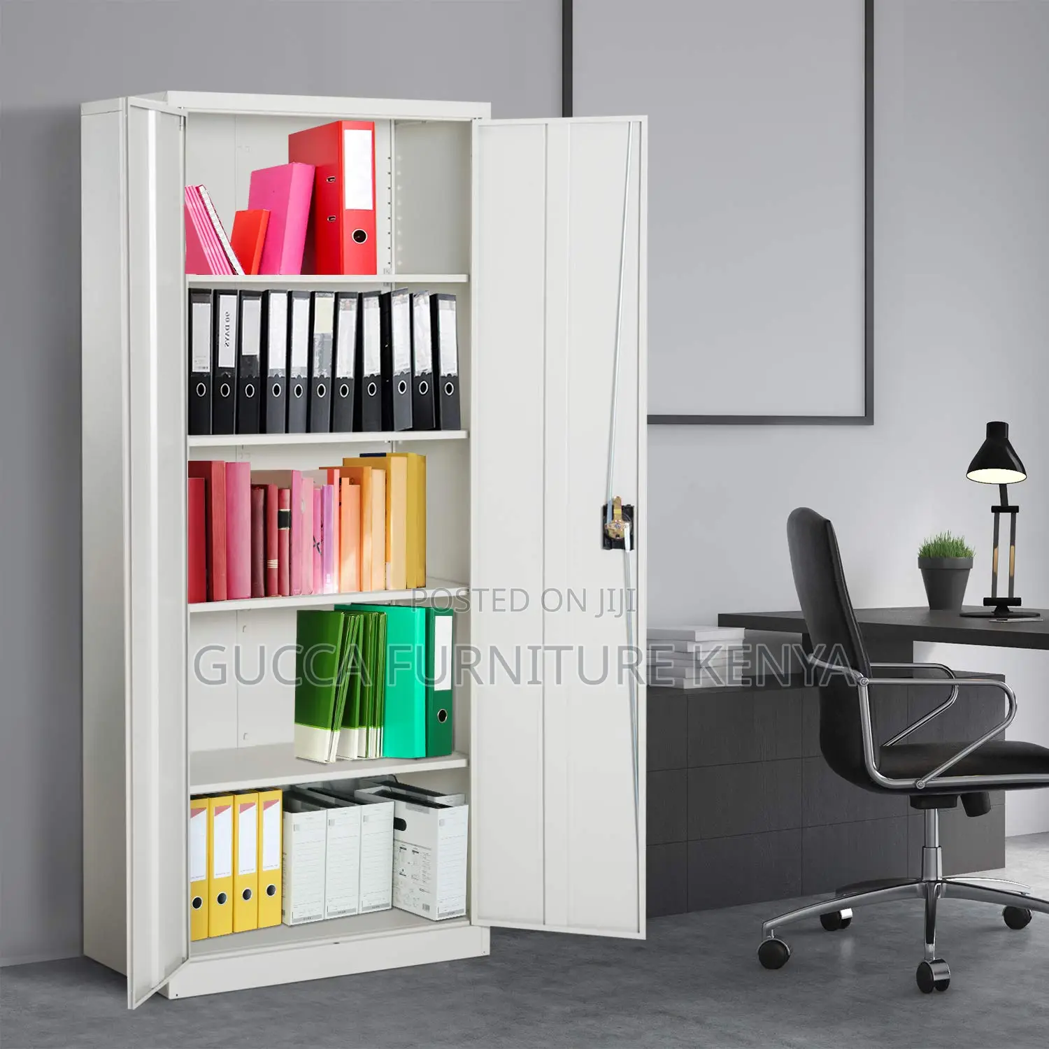 Cabinets:2-Door Steel Durable Modern Office Cabinet