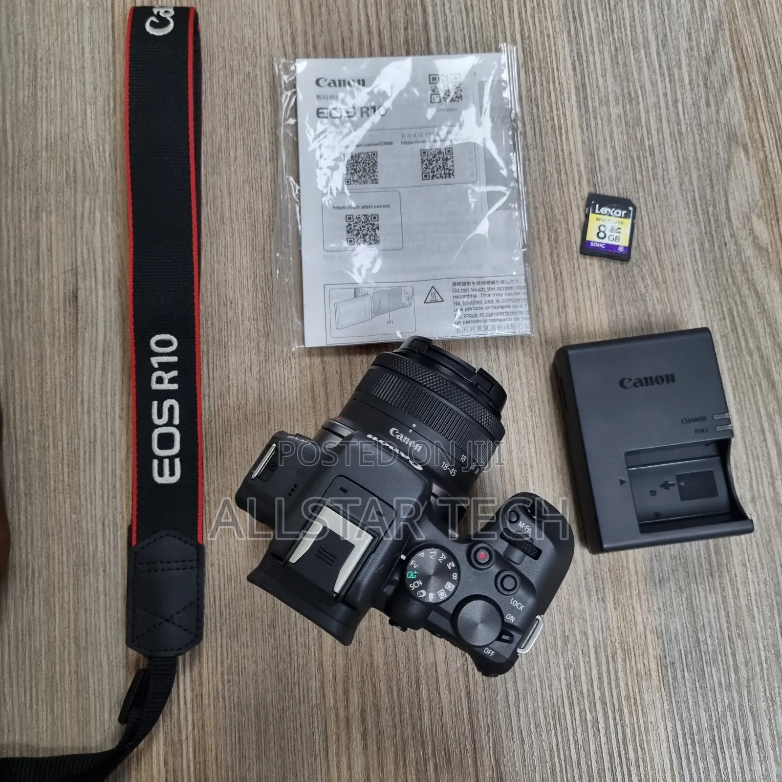 Canon EOS R10 Mirrorless Camera With 18-45mm Lens