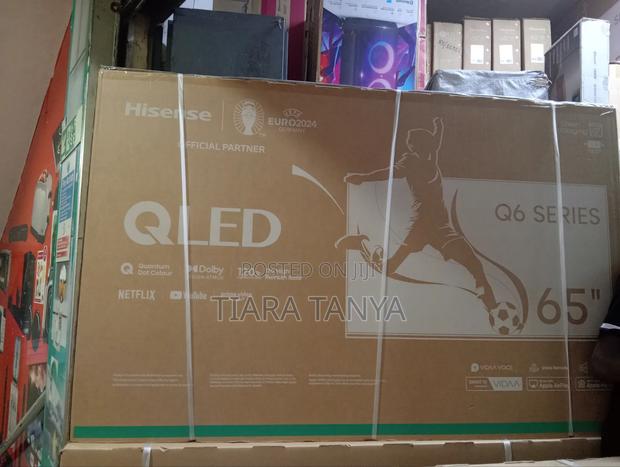 Hisense 65" Q6n Series Ai Upscaler Qled Frameless Smarttv