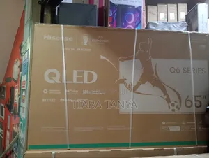 Hisense 65" Q6n Series Ai Upscaler Qled Frameless Smarttv