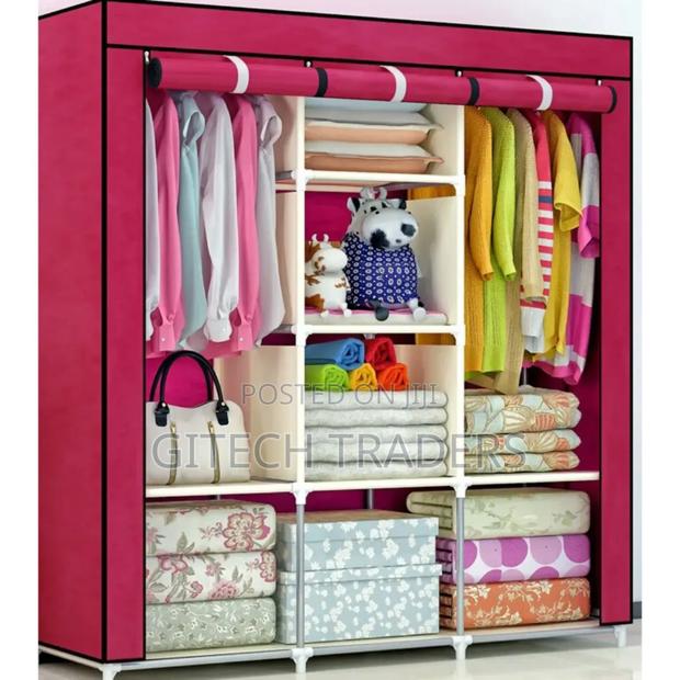 Metallic 3 Column Wardrobe