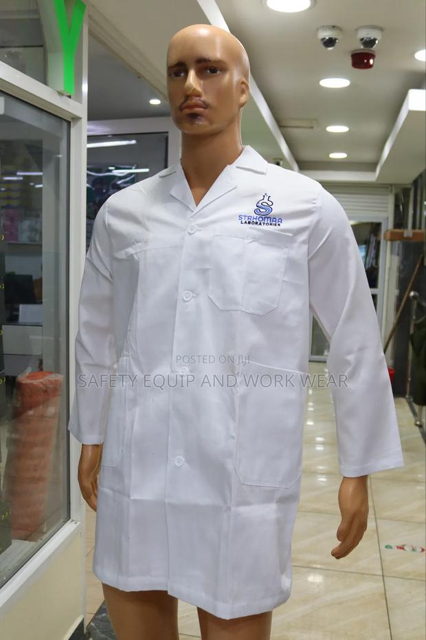 Branded Dust Coat (White)