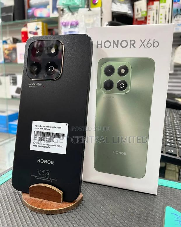New Honor X6a 128 GB Black - main view