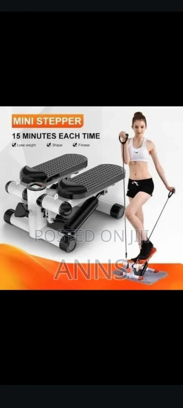 Strong Ministepper With Rubber Resistance Bands