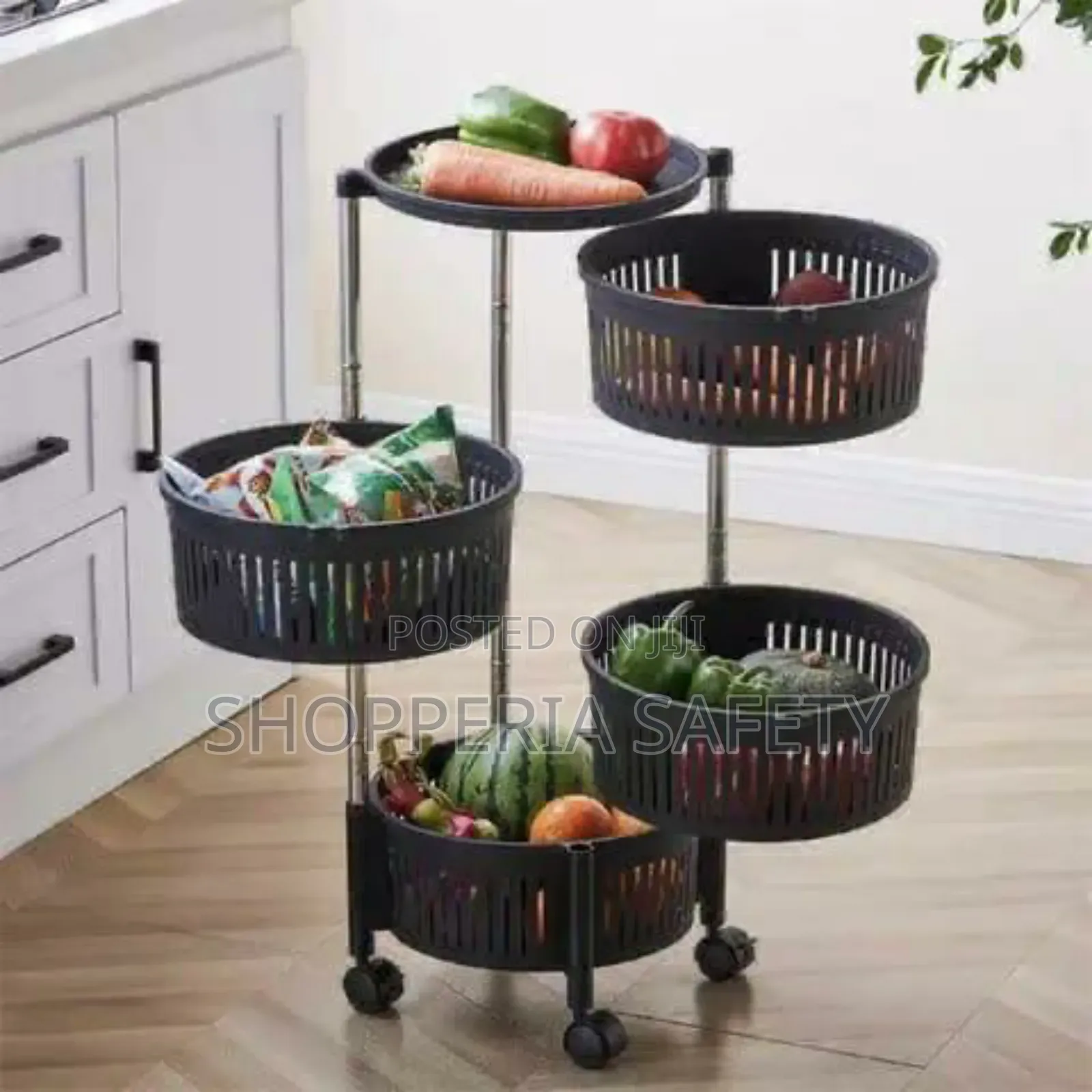 4 Rotating Round Fruits/Vegetable Rack