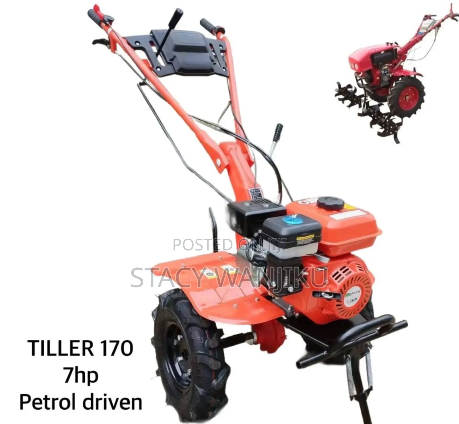 Tiller Machine 7hp Petrol Driven