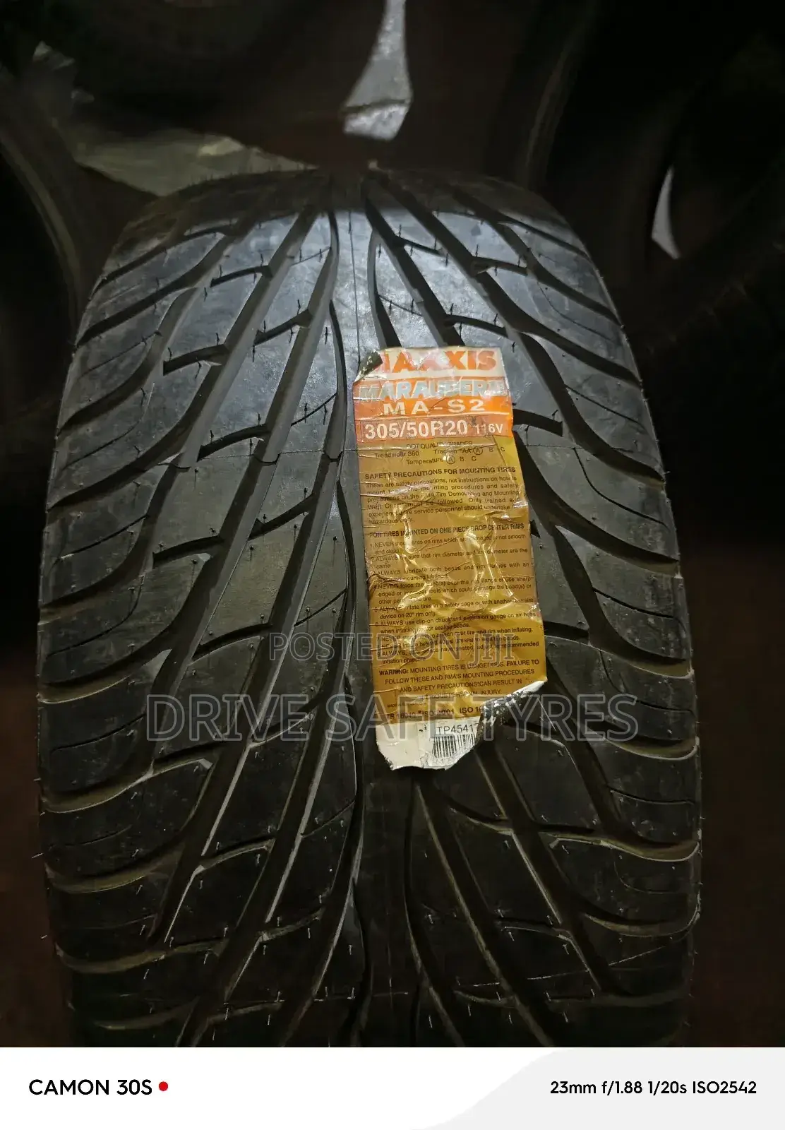 305/50 R 20 Maxxis Tyre