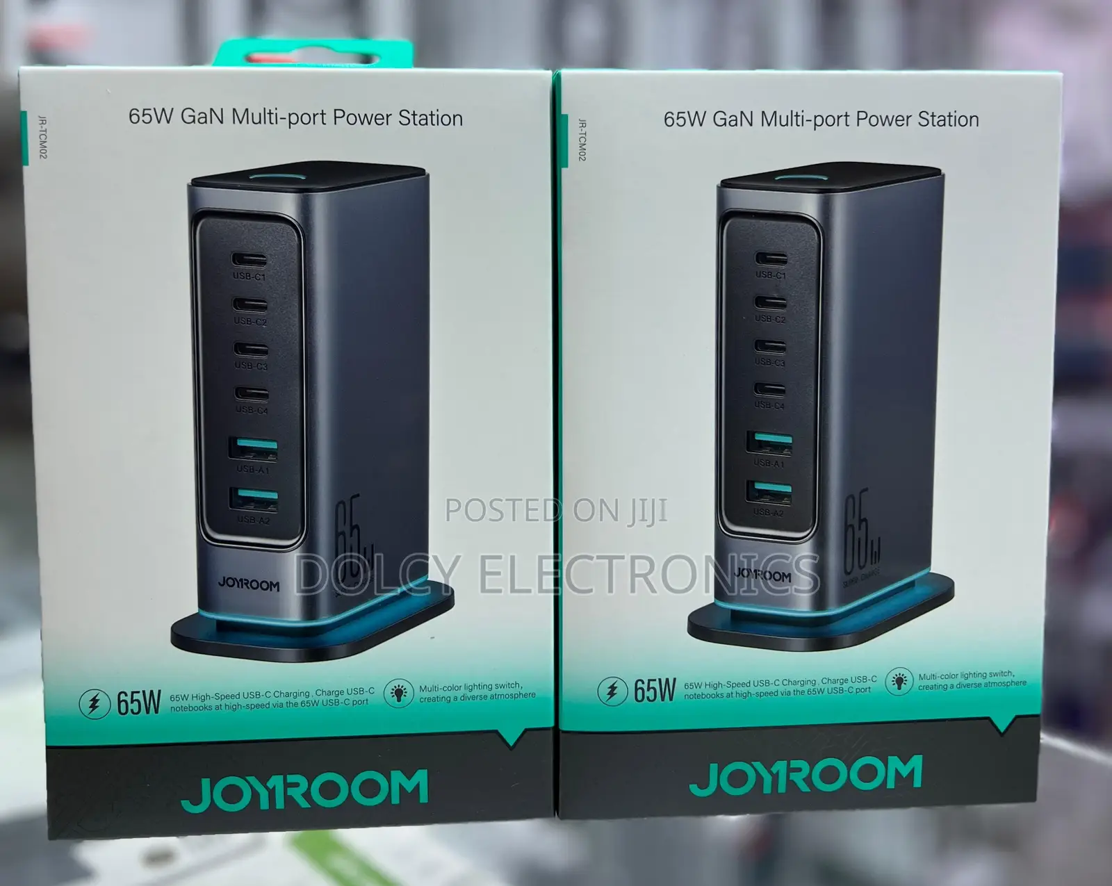 Joyroom 65W Gan 6-Port Power Station