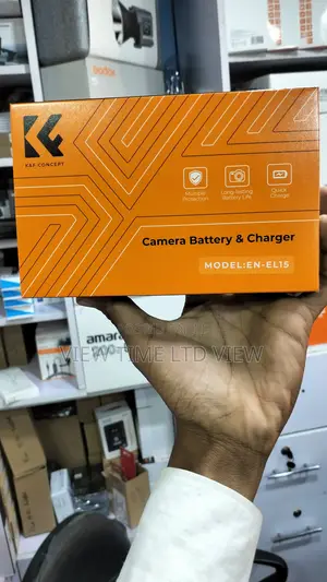 K F 2 Pack 2100mah EN EL15 Battery and EN EL15 Dual Charger