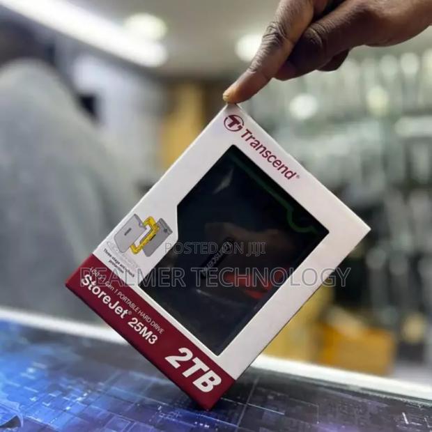 Transcend External HDD 2tb – Iron Grey – Ts2tsj25m3s - main view