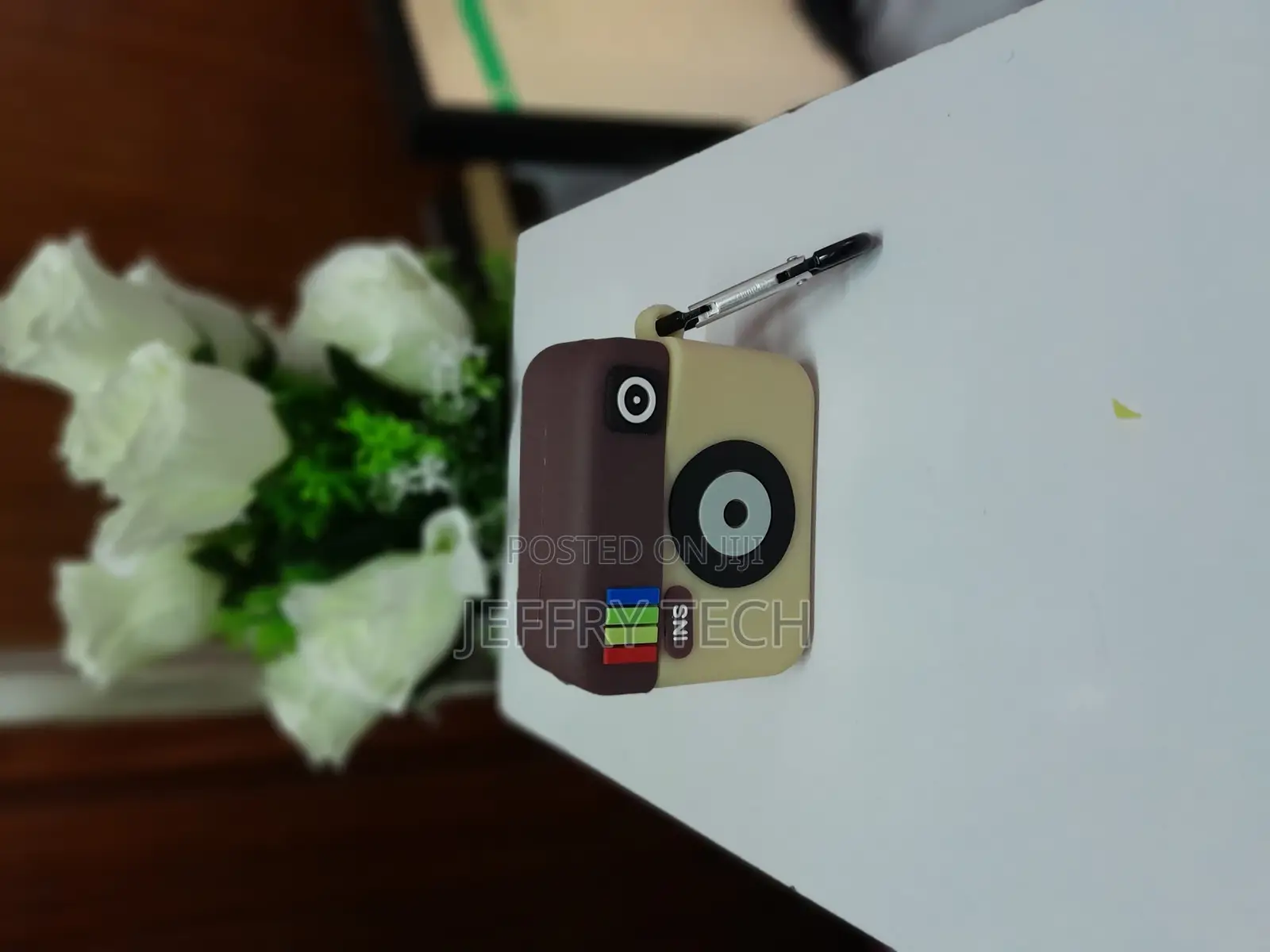 Silicone Case Compatible With Airpods 2 Cute Case-Brown