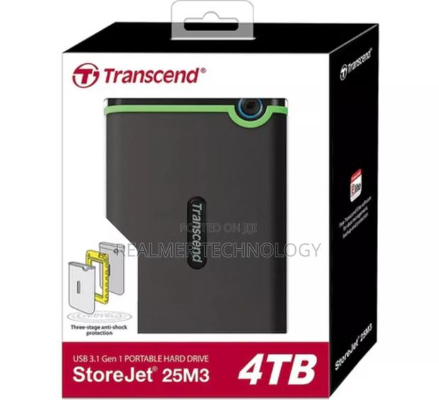 Transcend External HDD 4TB - Iron Grey - TS4TSJ25M3S - main view