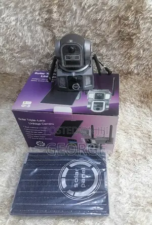 4mp Outdoor Linkage Dual Lens Solar Powered PTZ Camera