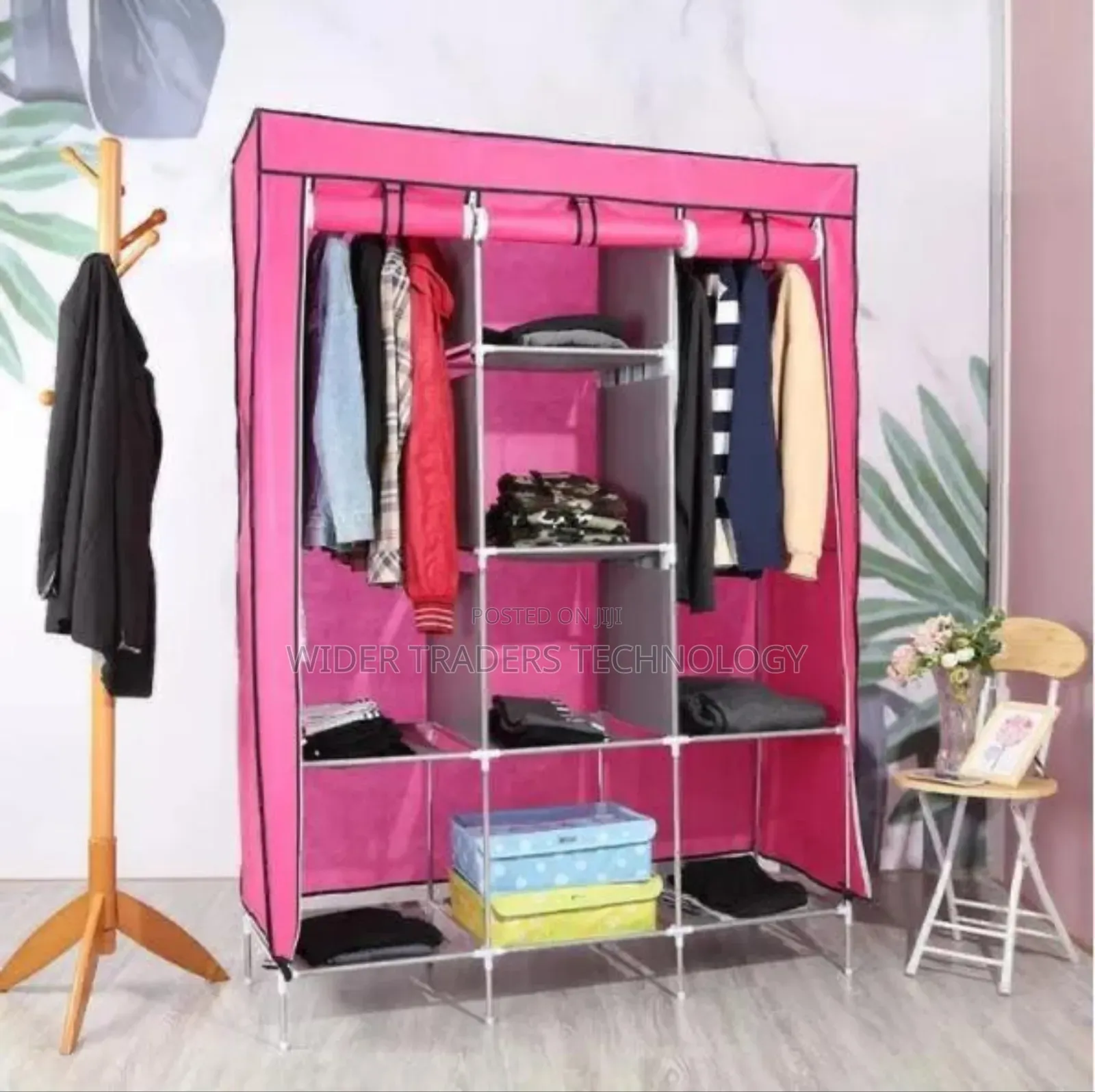 Metallic Wardrobes Pink Maroon