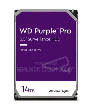 WD Purple Pro Surveillance Hard Drive 14TB, 512MB