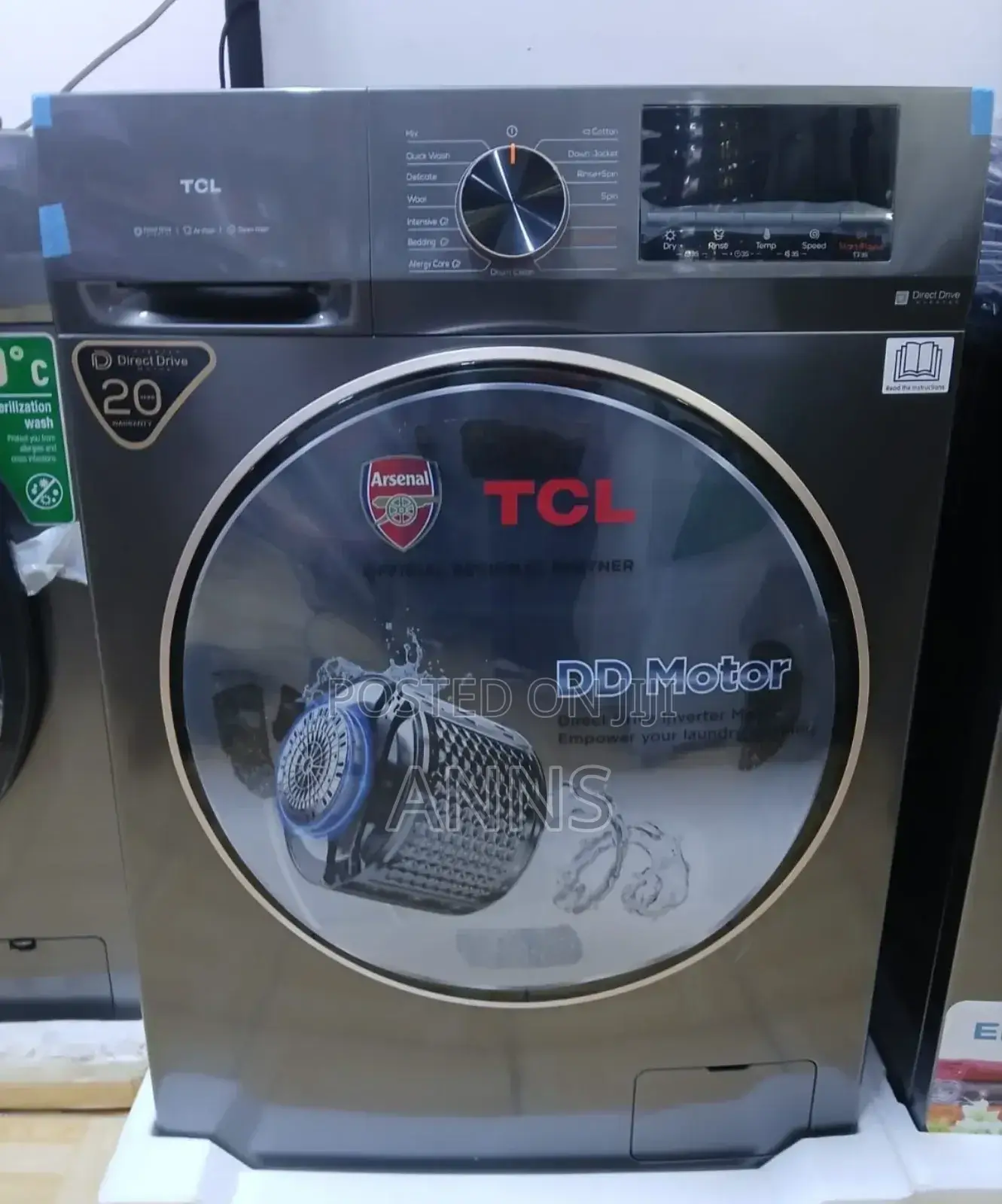 TCL 10kgs Wash and Dry Washing Machine ~ Front Load