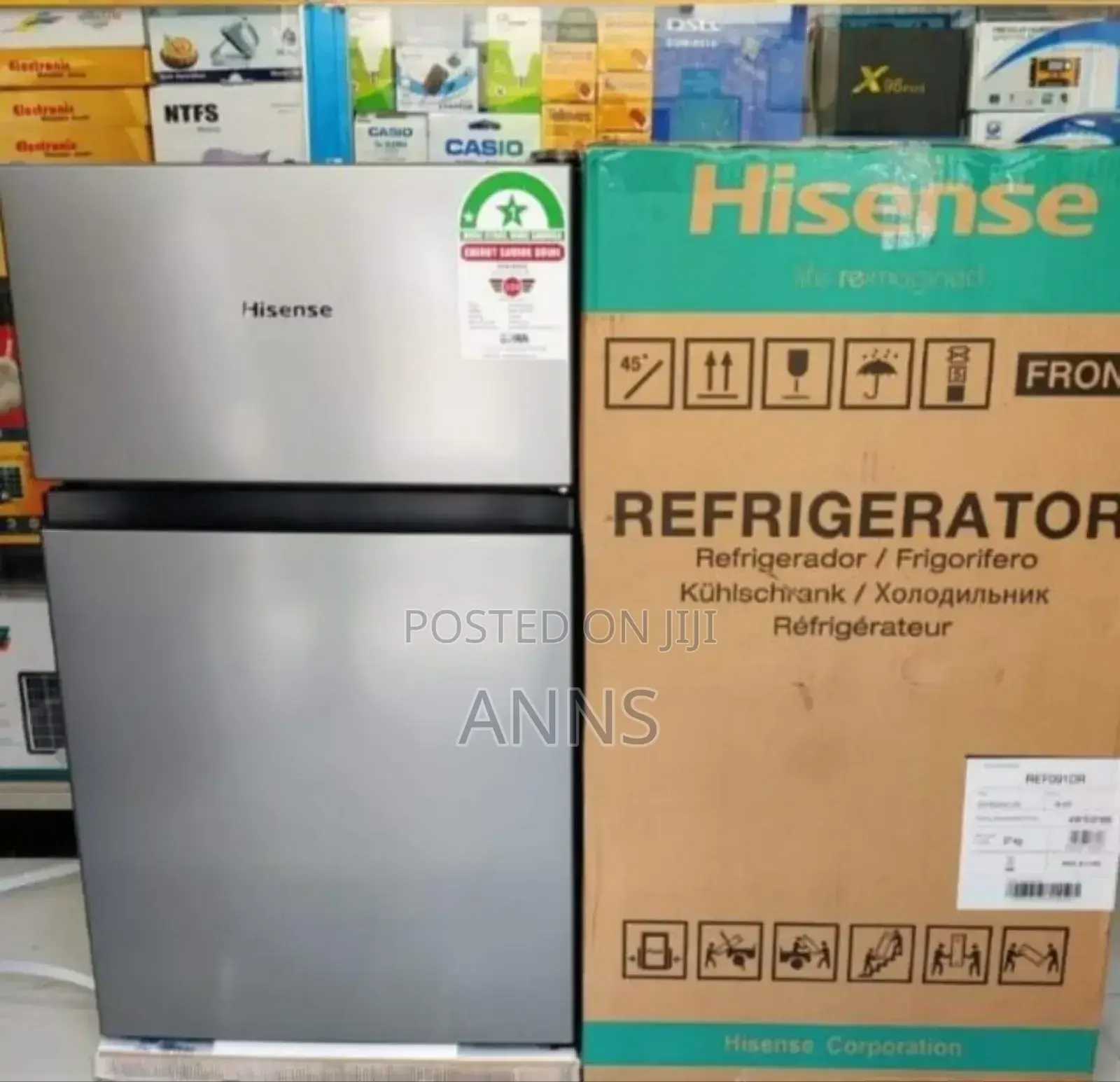 Hisense Double Door 91L Mini- Fridge