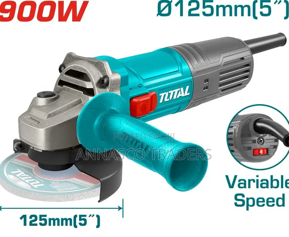 Total Quality TG10912556 Angle Grinder 900W