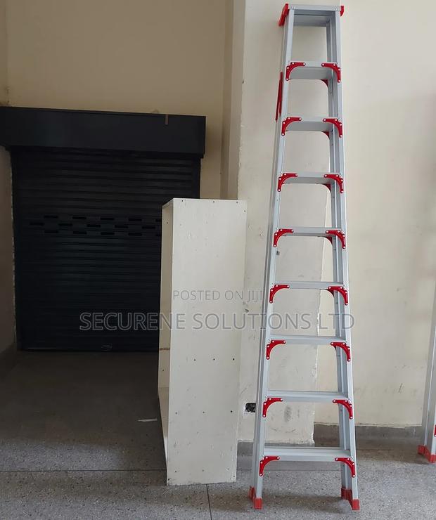 9by9ft Double-sided A-frame Ladder. - main view