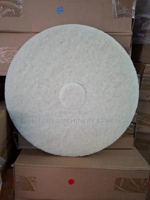 White Pad for Scrubber Floor Machine - thumbnail 2