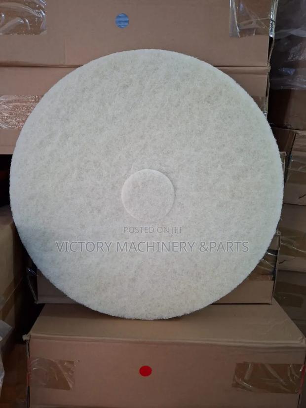 White Pad for Scrubber Floor Machine - main view