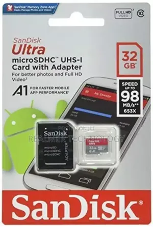 Sandisk Microsd CLASS 10 120MBPS 32GB Without Adapter