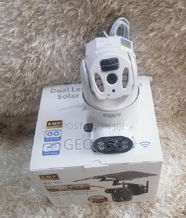 PTZ Pro4g 6mp Ubox Dual Lens Dual Screen Solar PTZ Camera
