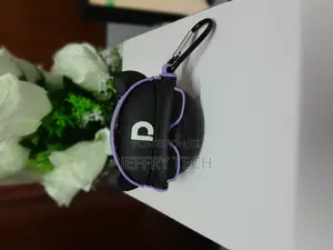 Purple and Black Cute Cartoon Soft Silicone Case Airpod